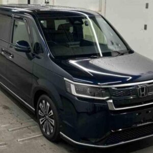 2023 Honda Stepwagon blue gasoline used car Japan export