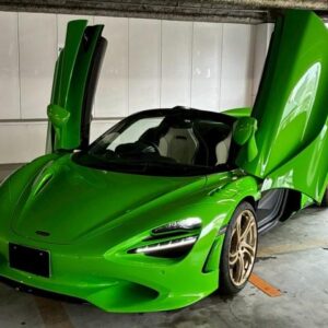2024 Mclaren 750S Spider green gasoline used car Japan export