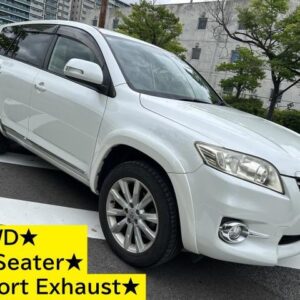 2011 Toyota Vanguard pearl gasoline used car Japan export