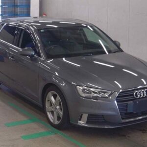 2017 Audi A3 gray gasoline used car Japan export