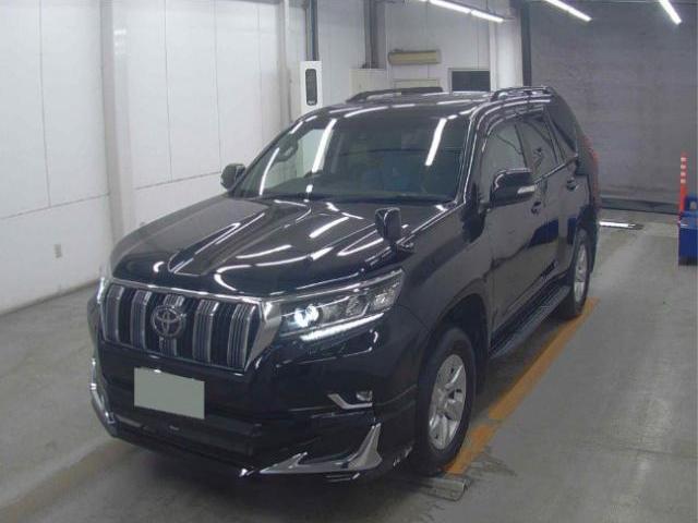 Ref:AUX-24822856 TOYOTA LAND CRUISER PRADO 2022 1 2022 Toyota Land Cruiser Prado black gasoline used car Japan export