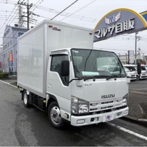 2012 Isuzu Elf Truck white diesel used car Japan export