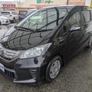 2012 Honda Freed Hybrid black hybrid used car Japan export