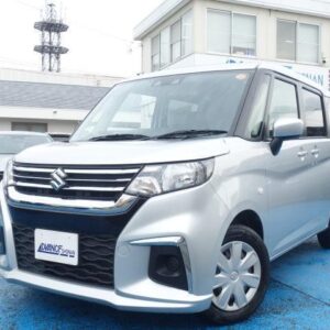 2024 Suzuki Solio silver gasoline used car Japan export