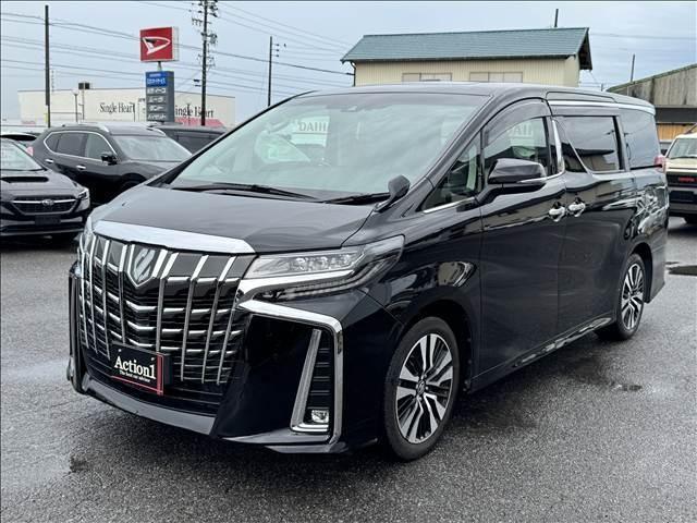 Ref:AUX-24825604 TOYOTA ALPHARD 2021 1 2021 Toyota Alphard black gasoline used car Japan export