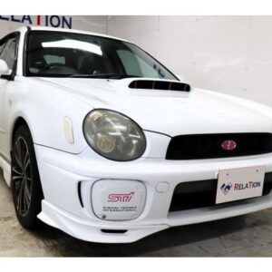 2001 Subaru Impreza Sports Wagon white gasoline used car Japan export