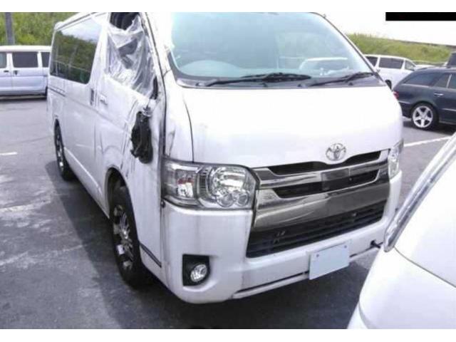 Ref:AUX-24828743 TOYOTA HIACE VAN 2018 1 2018 Toyota Hiace Van pearl diesel used car Japan export