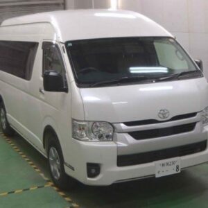 2025 Toyota Hiace Commuter pearl gasoline used car Japan export