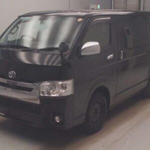 2020 Toyota Hiace Van black diesel used car Japan export