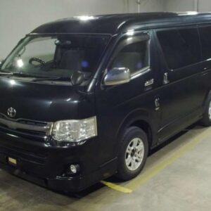 2013 Toyota Hiace Wagon black gasoline used car Japan export