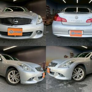2011 Nissan Skyline silver gasoline used car Japan export