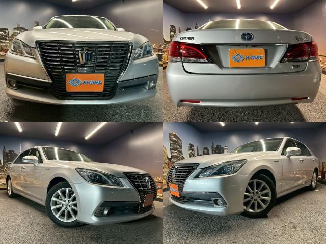Ref:AUX-24829179 TOYOTA CROWN HYBRID 2013 1 2013 Toyota Crown Hybrid silver gasoline used car Japan export