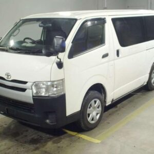 2016 Toyota Hiace Van white diesel used car Japan export