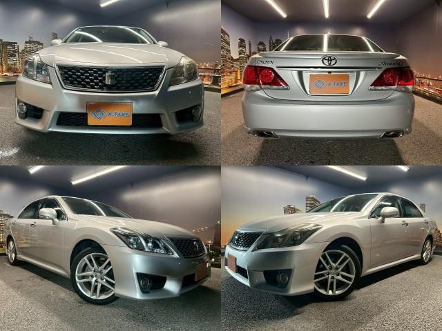 Ref:AUX-24829210 TOYOTA CROWN 2010 1 2010 Toyota Crown silver gasoline used car Japan export