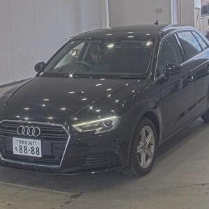 2018 Audi A3 black gasoline used car Japan export