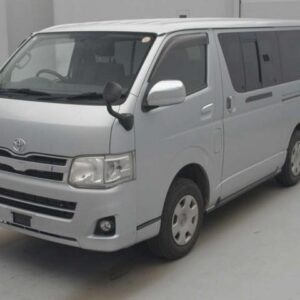 2011 Toyota Hiace Van silver diesel used car Japan export