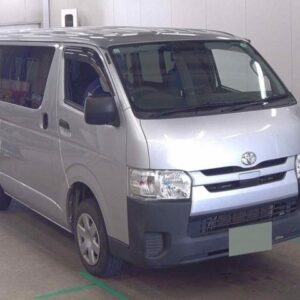2019 Toyota Hiace Van silver diesel used car Japan export