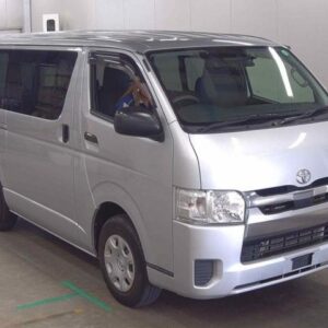 2020 Toyota Hiace Van silver gasoline used car Japan export