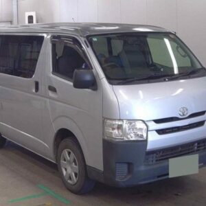 2017 Toyota Regius Ace Van silver diesel used car Japan export