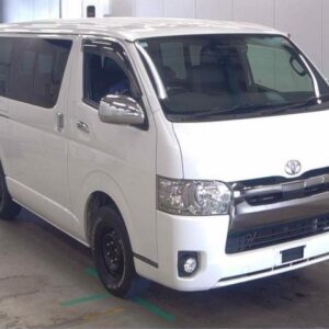 2020 Toyota Hiace Van pearl diesel used car Japan export