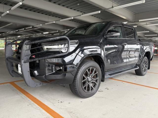 Ref:AUX-24833814 TOYOTA HILUX 2022 1 2022 Toyota Hilux black diesel used car Japan export