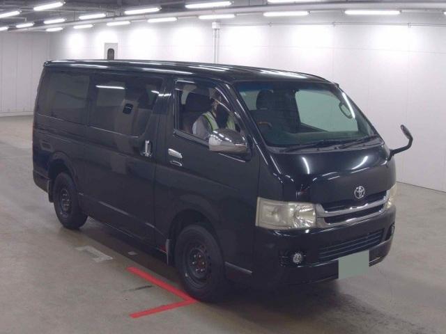 Ref:AUX-24833864 TOYOTA REGIUS ACE VAN 2008 1 2008 Toyota Regius Ace Van black diesel used car Japan export