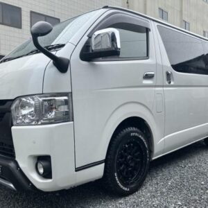 2022 Toyota Hiace Van pearl diesel used car Japan export