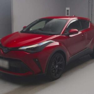 2022 Toyota C-Hr red gasoline used car Japan export