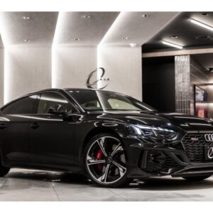 2021 Audi Rs5 Sportback black gasoline used car Japan export