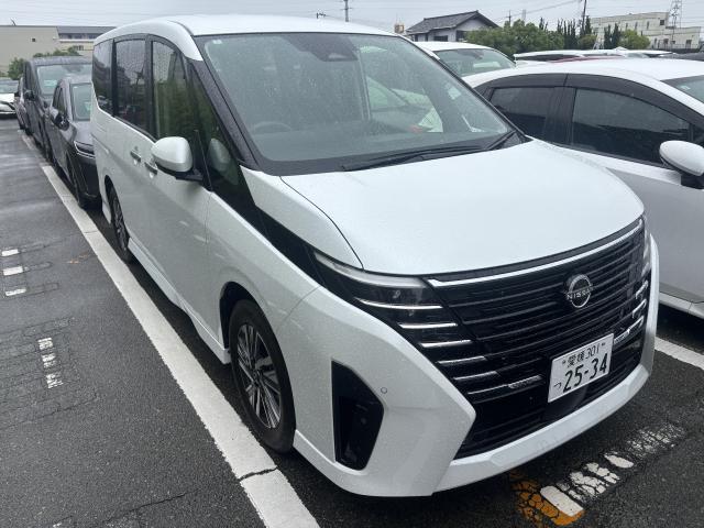 Ref:AUX-24834072 NISSAN SERENA 2024 1 2024 Nissan Serena pearl hybrid used car Japan export