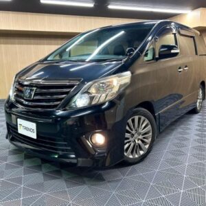 2013 Toyota Alphard black gasoline used car Japan export