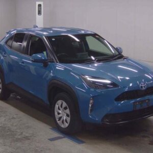 2022 Toyota Yaris Cross blue gasoline used car Japan export