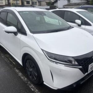 2021 Nissan Note pearl hybrid used car Japan export