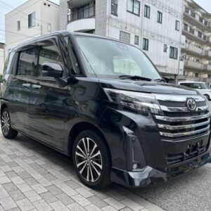2021 Toyota Roomy black gasoline used car Japan export