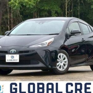 2021 Toyota Prius black gasoline used car Japan export