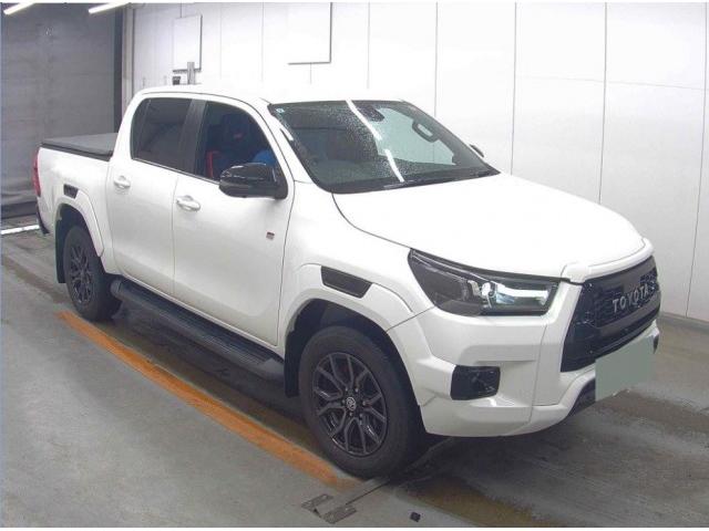 Ref:AUX-24834362 TOYOTA HILUX 2022 1 2022 Toyota Hilux white diesel used car Japan export