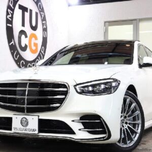 2022 Mercedes Benz S-Class white gasoline used car Japan export