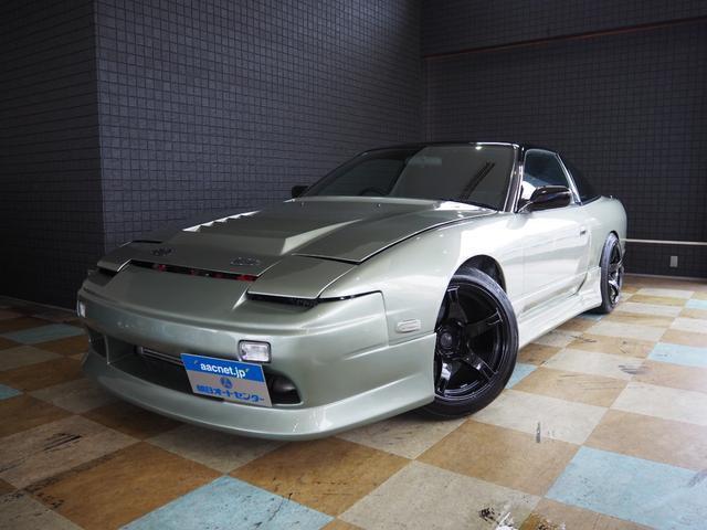 Ref:AUX-24844490 NISSAN 180SX 1996 1 1996 Nissan 180Sx green gasoline used car Japan export