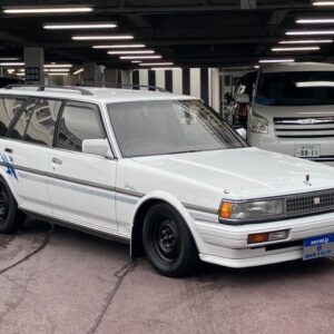 1993 Toyota Markii Wagon white gasoline used car Japan export