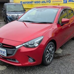 2016 Mazda Demio red diesel used car Japan export