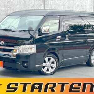 2023 Toyota Hiace Wagon black gasoline used car Japan export