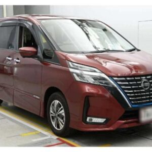 2021 Nissan Serena wine gasoline used car Japan export