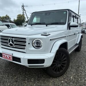 2023 Mercedes Benz G-Class white diesel used car Japan export