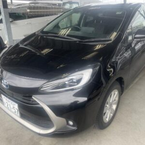 2023 Toyota Aqua black hybrid used car Japan export