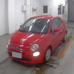 2022 Fiat 500 red gasoline used car Japan export