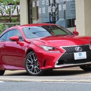 2015 Lexus Rc red gasoline used car Japan export