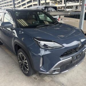 2024 Toyota Yaris Cross gray hybrid used car Japan export
