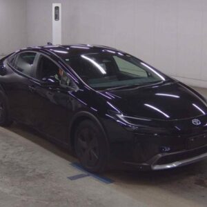 2023 Toyota Prius black gasoline used car Japan export