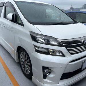 2013 Toyota Vellfire pearl gasoline used car Japan export