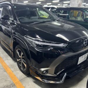 2025 Toyota Corolla Cross black hybrid used car Japan export